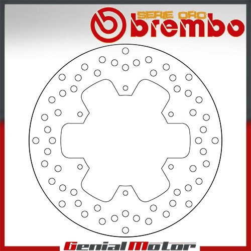 Disco Freno Fisso Brembo Oro Posteriore Yamaha Xtz Supertenere 750 1989 > 1992 - Foto 1 di 2