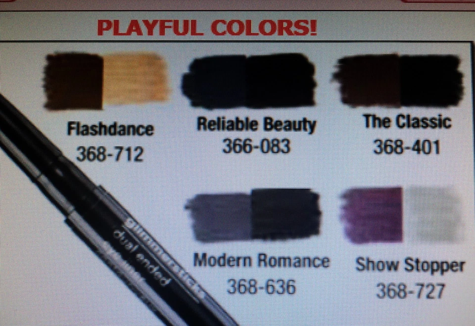 AVON GLIMMERSTICKS DUAL ENDED EYE LINER  FLASH DANCE ,COPPER &GOLD #H101(LOT 10 - Image 2 of 4