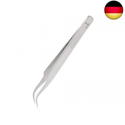 REMOS Zeckenzange Zeckenpinzette Edelstahl rostfrei mit gebogener Spitze für - Bild 1 von 9