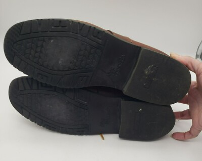 Allen Edmonds Millbridge Brown Leather Boat Shoes 12 B  display picture 1