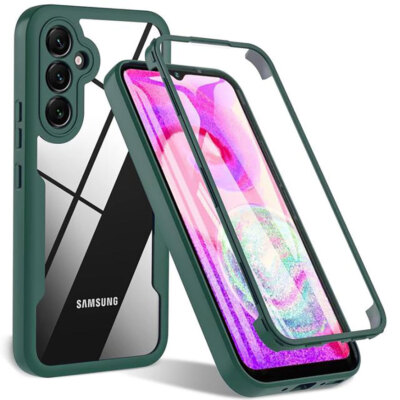 360 Hülle für Samsung S25 S24 FE S23 Ultra Plus S22 S21 A16 A55 Silikon Case.