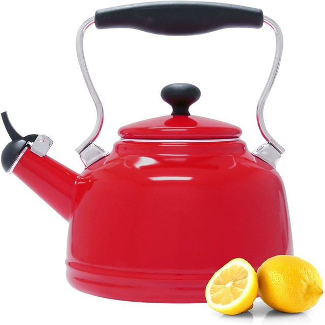 Chantal 2 Quart Red Vintage Tea Kettle 37 Vint Re for sale online eBay