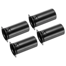 9 pins Ceramic Vacuum Tube Socket Valve 53mm Aluminum Shield ,Black Pack of 4