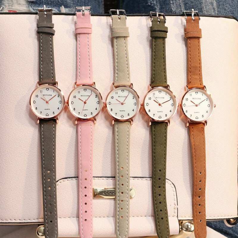 Geneva leather shop watch