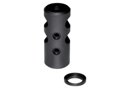 All Steel .22LR/.223 Compact Short Muzzle Brake 1/2x28 TPI Thread