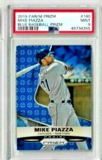 2015 Panini Prizm Mike Piazza PSA 9 Blue Baseball Prizm