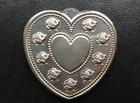 Especially For You Heart Shaped Silver Art Medal P2659