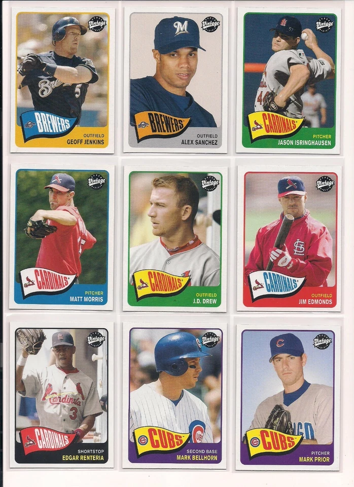 2003 Upper Deck Vintage Baseball Cards / U You Pick / Choose from List / mb5 - Image 3 of 4