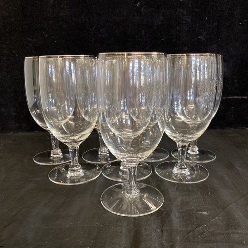 Seneca ""Juliet"" Platin Borte 6 1/4" Eistee Gläser 8er Set - Bild 2 von 11