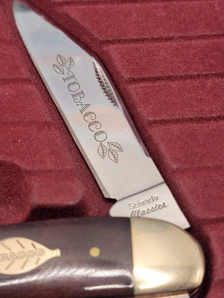 Cuchillo de Bolsillo Plegable Schrade Classic SCH7 Caja de Puros Tabaco NUEVO EN CAJA Foto 3 de 4