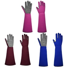 Unisex Rose Pruning Gloves Long Thorn Proof Gardening Gloves Floral Gauntlet US