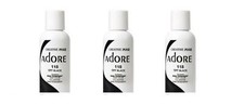 BL Adore Semi-Permanent Haircolor 118 Off Black 4 oz - THREE PACK