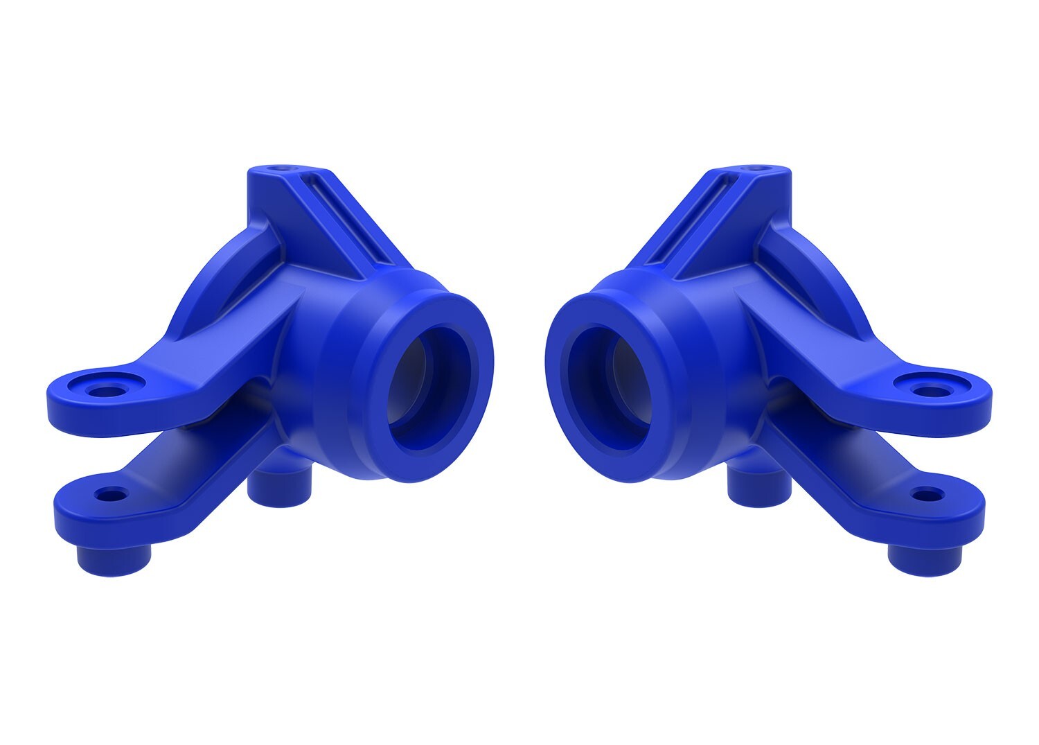 Steering Blocks Left /Right BLUE Traxxas Mini Maxx TRA10736BLUE