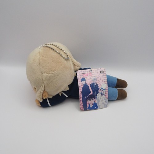 Detective Conan C0204 Toru Amuro SEGA Nesoberi 7" Plush TAG Toy Doll Japan - Picture 4 of 10