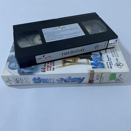 Thursday (VHS, 1998) Rare 90s Movie Black Comedy Crime Thriller Ex Rental Video - Picture 4 of 4