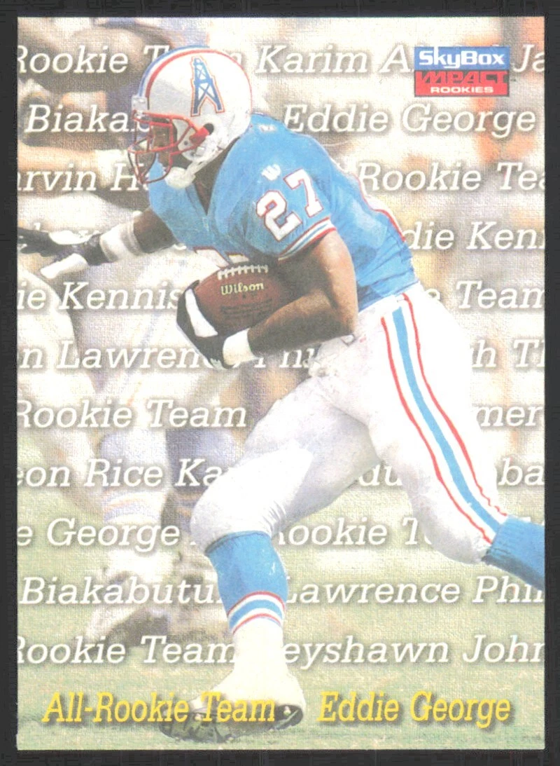Eddie George trading card
