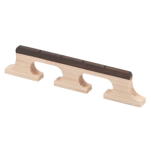 4 String Banjo Bridge Rosewood Decorative Robust Wooden 3 Leg Banjo Bridge R DTS - Picture 7 of 22