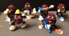 California Raisins 1988 Calfab Lot Of 6 PVCs