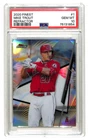 2020 Topps Finest #1 Mike Trout Refractor Card PSA 10 Angels