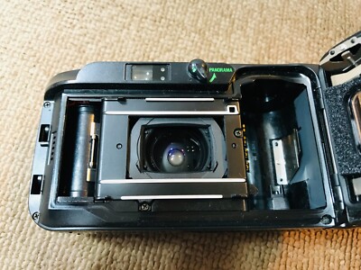 OLYMPUS μ [mju:] Zoom Panorama Black 35mm Point & Shoot Film