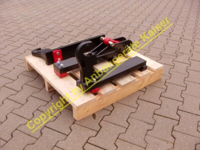 Adapter von FEM2 + FEM3 Gabelträger auf 3-Punkt, Kat. 2 + Kat. 3