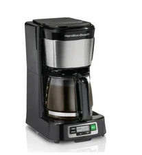 Hamilton Beach FrontFill Mini Brew Black 5-Cup Drip Coffee Maker