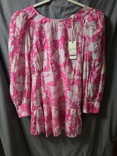 Loveshackfancy Mini Pink Dress Size 10 NWT