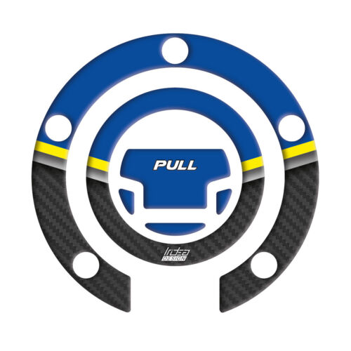 Sticker Fuel Cap Blue Yellow XT Ze Super Ténéré 1200 2013-2018 - Bild 1 von 5