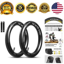 Kids Bike Inner Tubes 2 Pack 12-28 Inch Schrader Valve Width 1.75-2.125