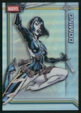 2026 Topps Chrome Marvel Comics #30 Domino Refractor
