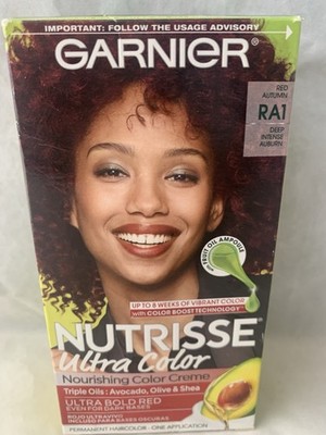Garnier Nutrisse Nourishing Hair color Deep Intense Auburn Red #RA1           S2