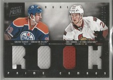 2012-13 PANINI PRIME - PRIME COMBOS #49 - COLTON TEUBERT / ERIK CONDRA #d 15/225