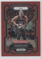 2024 Panini Prizm Monopoly WNBA Red Prizm 85/99 Brionna Jones #51 7fq