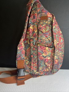 Baosha Floral Convertible Sling Backpack Baosha Backpack | eBay main image 3