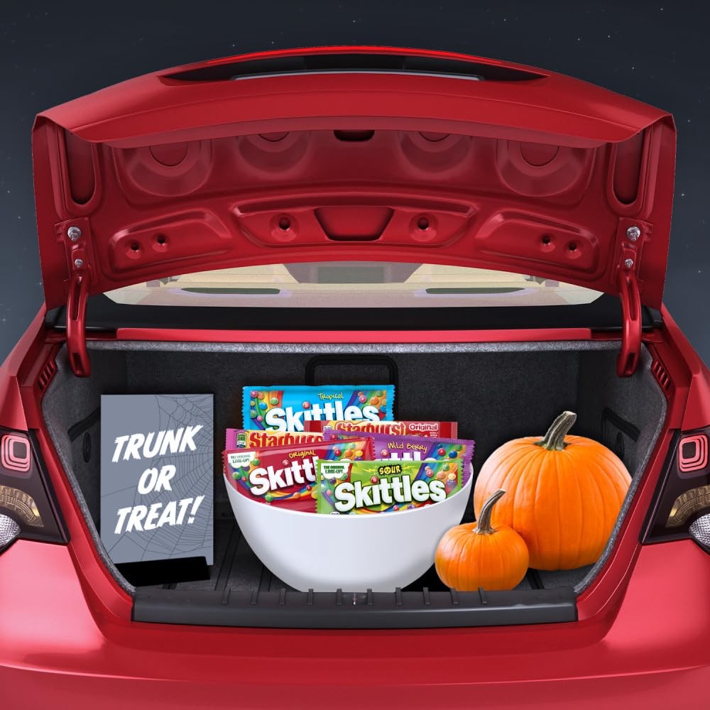 SKITTLES & STARBURST Assorted Candy Variety Pack (30 Count) Bulk Box