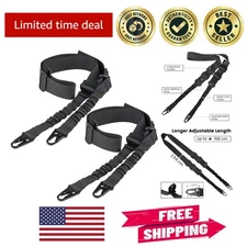 Durable Two-Point Nylon Sling with Metal Hook - Perfect for Outdoor Adventures