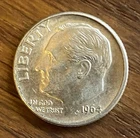 1964-D Roosevelt Dime – 90% Silver – Denver Mint – Last Year Silver