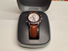 Seiko 7T32 6B5A SQ100 orologio vintage uomo alarm chronograph quartz 40 mm