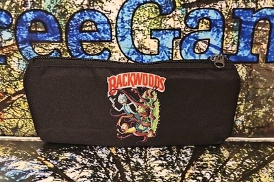 Backwoods Rick and Morty Bag. Drawstring Backpack. Cigars, Duffle Bag Grey