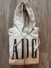 Sz XXL NWOT Denim Tears Grey ADG Logo Hoodie