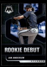 2021 Panini Mosaic Rookie Debut Ian Anderson Atlanta Braves #RD7