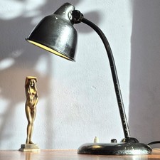 Original Vintage Bauhaus Art Mid Century Tischlampe von HELO Leuchten 50er 60er