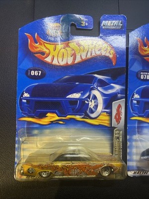 HOT WHEEL 4 CAR LOT: 64 LINCOLN, 59 CADILLAC, METROPOLITAN , BUICK
