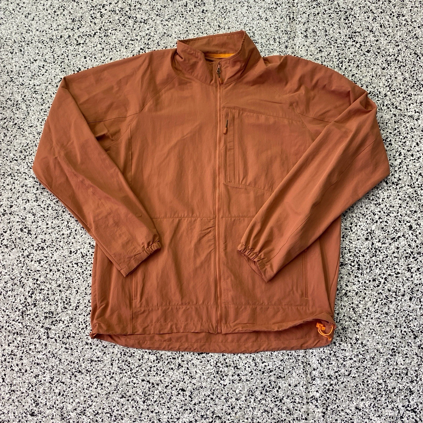 Orvis Jackson Quick Dry Jacket Men XL Lightweight Cordura Ripstop Nylon Stretch