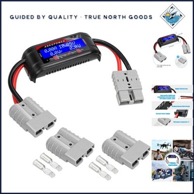 200A Power Analyzer with Digital LCD Screen for Voltage and Current Measurements
