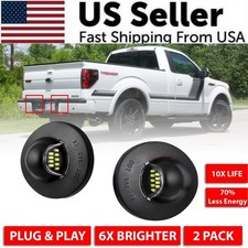 Bright LED License Plate Light for Rear Bumper of F150 F250 F350