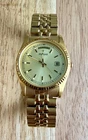 VINTAGE 1980s Men’s PULSAR by Seiko Gold PRESIDENT D/D Quartz - RUNNING GREAT
