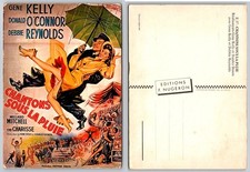 Singin' in the Rain French Movie Poster Postcard Gene Kelly Debbie Reynolds