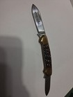 Vintage Parker Japan Kayak Canoe Pocket Knife. Smooth Brass. Nice! Z-15 — photo 1