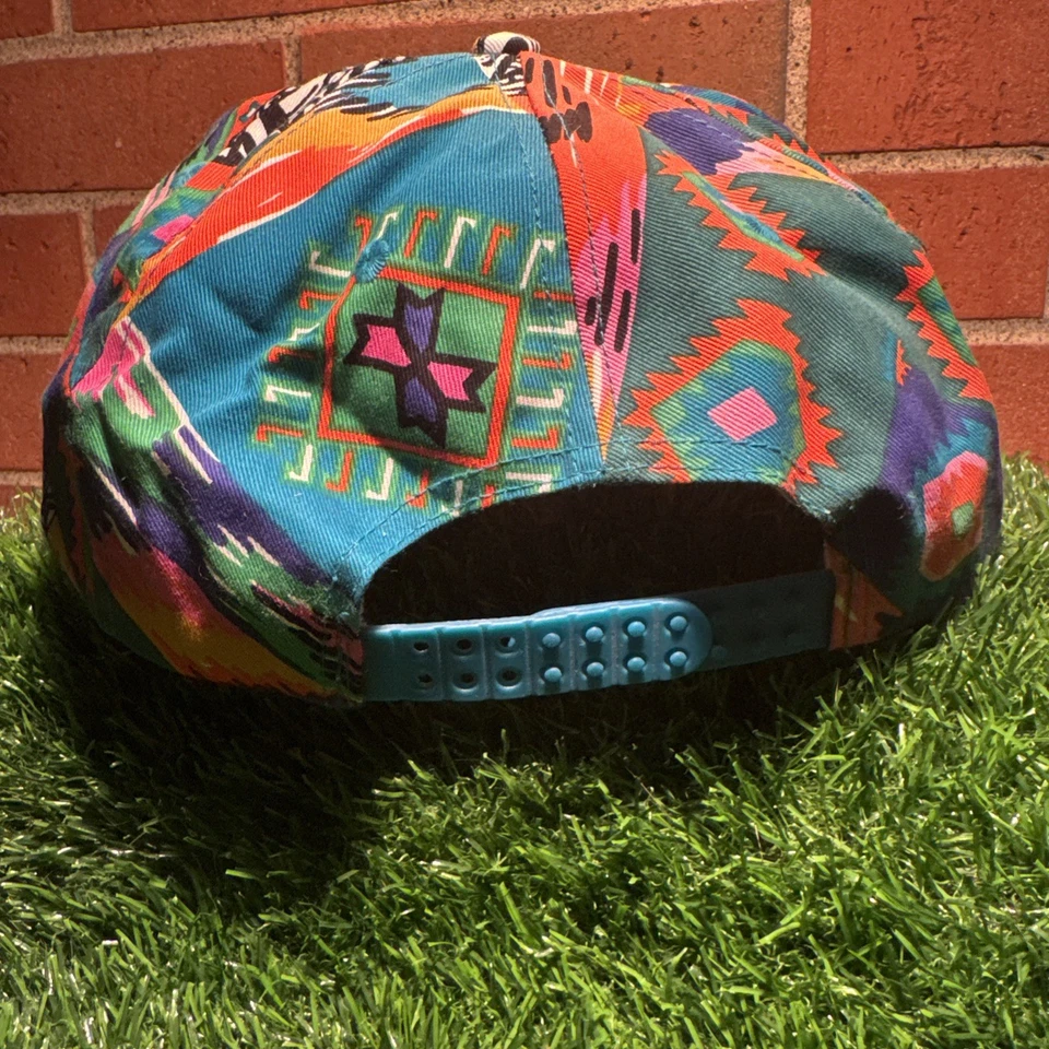 De Colección Jake's Café Exxon Colorido Patrón Snap-Back Sombrero de San Sun Foto 3 de 4